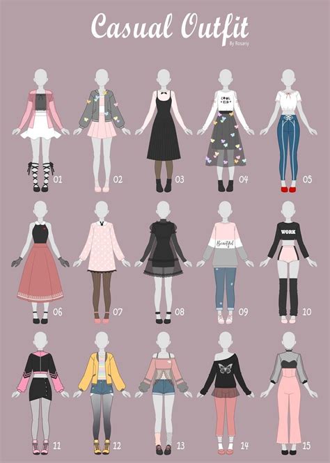 anime characters with simple outfits